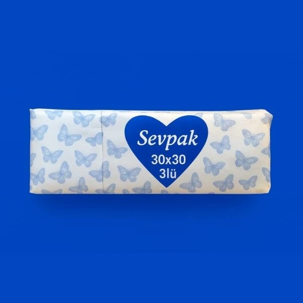 Sevpak 30x30 Kağız Salfet (3-lü)